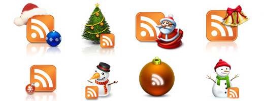 Free Christmas RSS Icons