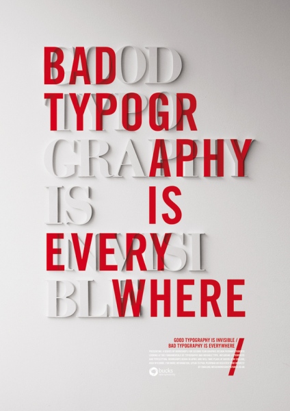 Tipografi örnekleri ve kreatif tasarımlar