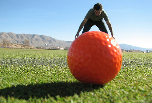 golf-topu-fotografta-perspektif